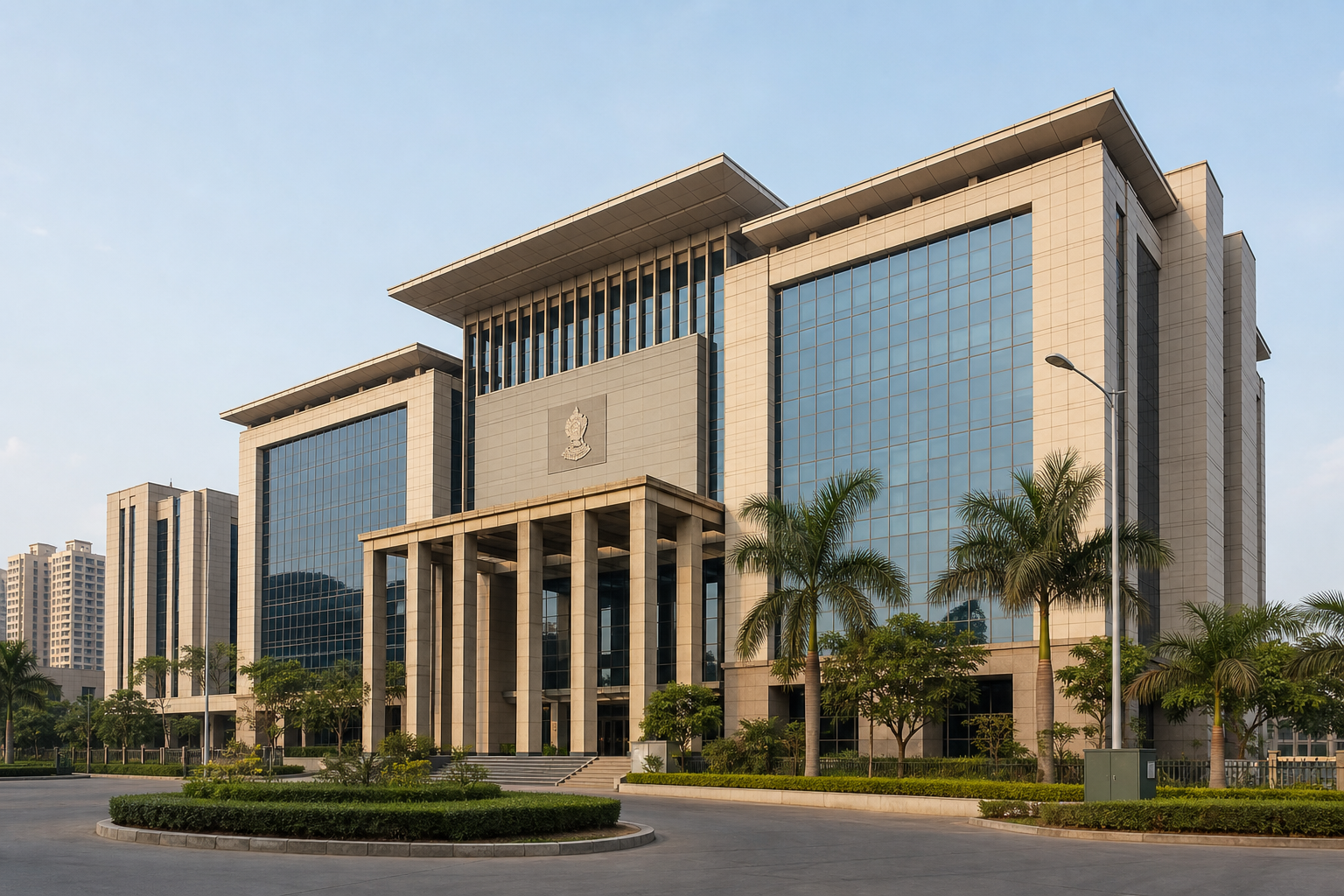 OPGCI administrative headquarters building showing public governance institution