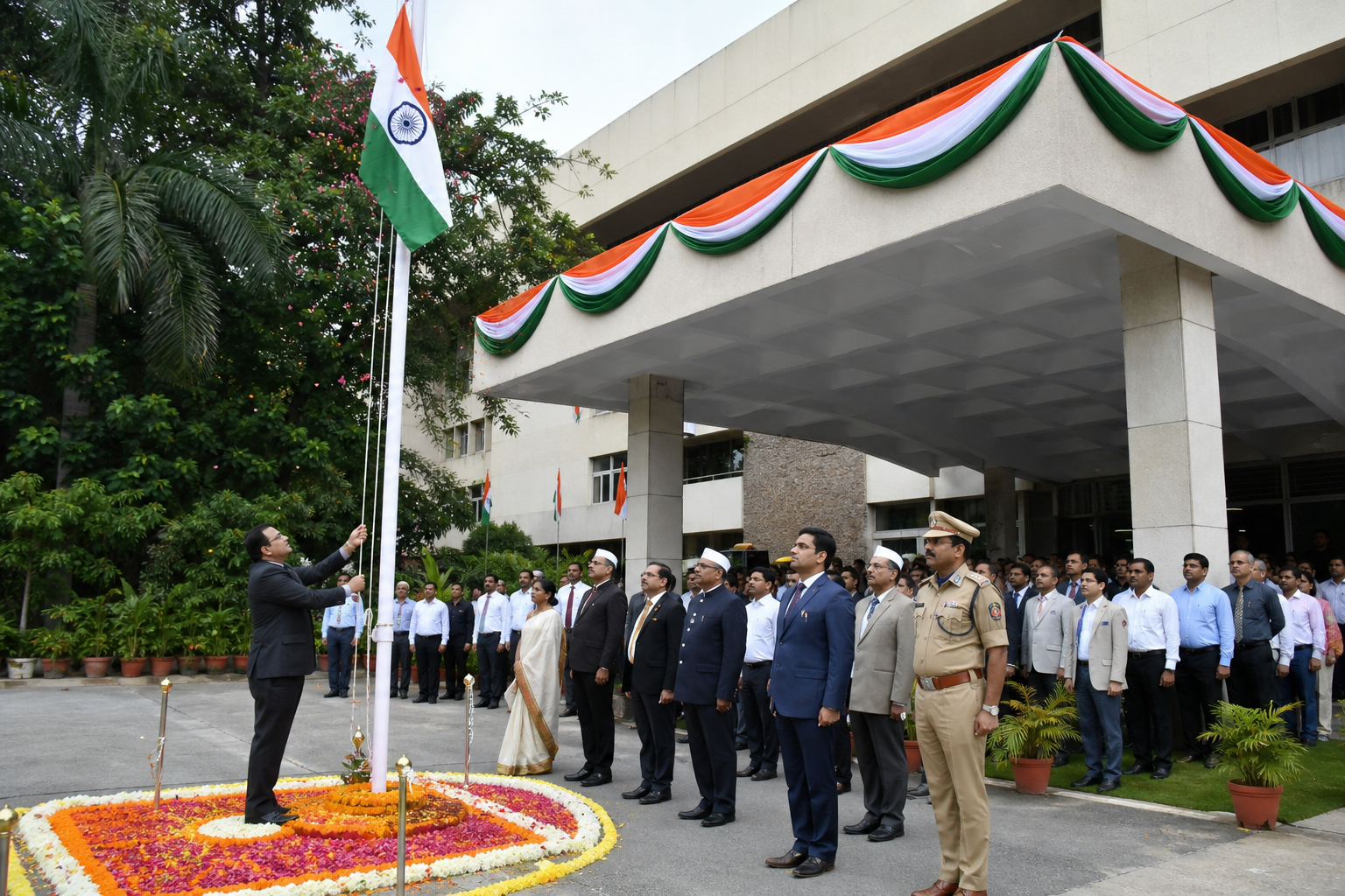 Gallery image - National celebration event with tricolor theme